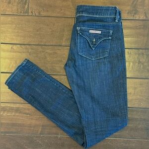 Hudson Woman’s Collin Mid Rise Skinny Ankle Jean with Back Flap Pockets